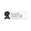 Search for labradoodle return address labels Cute
