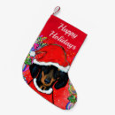 Search for dachshund christmas stockings Black and tan dachshund