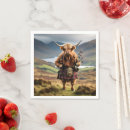 Search for highland cow napkins Scottish
