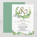 Search for save the date 80th birthday invitations For her