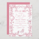 Search for french baby shower invitations Botanical