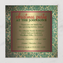 Search for green gold corporate christmas invitations Xmas