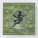 Search for moon face clocks Halloween
