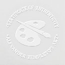 Search for certificate of authenticity Artist
