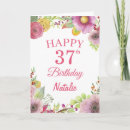 Search for 37th birthday cards Thirty seventh birthday