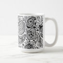 Search for white and navy blue pattern coffee mugs Vintage