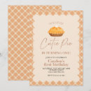 Search for pie birthday invitations Watercolor