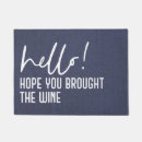 Search for wine doormats Blue