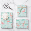 Search for flamingo wrapping paper Birthday