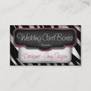 Search for zebra print business cards Black white