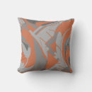 Search for orange and gray pillows Contemporary