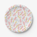 Search for bubbles paper plates Champagne
