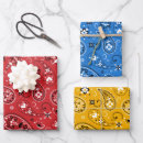 Search for bandana wrapping paper Western