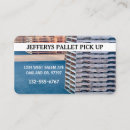 Search for pallet business cards Warehouse forklift