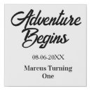 Search for 1st birthday canvas prints Calligraphy typography elegant