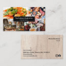 Search for menu business cards Full service catering