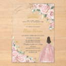 Search for light pink quinceanera invitations For kids