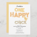 Search for baby chick birthday invitations Watercolor