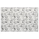 Search for black and white floral fabric Garden