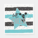 Search for silver and black napkins Blue