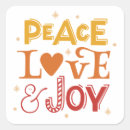 Search for peace and love stickers Winter