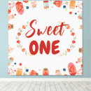 Search for 1st birthday canvas prints Donut
