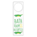 Search for occupied door hangers Bathroom