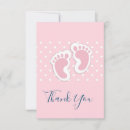 Search for baby footprint cards Pink