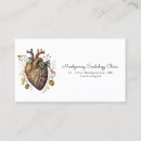 Search for cardiology business cards Anatomical heart