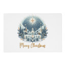 Search for blue and gold placemats Merry christmas