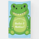 Search for dinosaur baby shower banners T rex