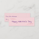 Search for valentines day business cards pastel