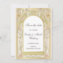 Search for art nouveau save the dates Watercolor