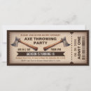 Search for axe invitations Rustic