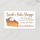 Search for pie business cards pastry
