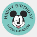 Search for mickey birthday stickers Winking
