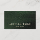 Search for dark green business cards Interior designer