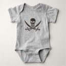Search for pirate baby clothes Skull and crossbones