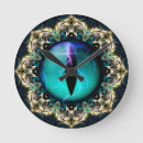 Search for aqua clocks Metallic