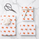 Search for crab wrapping paper Red