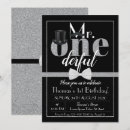 Search for mr onederful 1st birthday invitations Bowtie