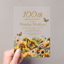 Search for sunflower and butterfly invitations For her