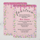 Search for girls pink 14th birthday invitations Party