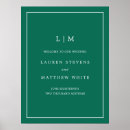 Search for emerald green wedding signs Classic