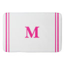 Search for hot pink bath mats Preppy