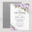 Search for red roses 18th birthday invitations Party