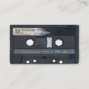 Search for cassette tape business cards Retro