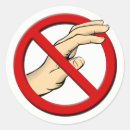 Search for do not touch stickers Hands off