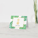 Search for pineapple thank you cards Luau