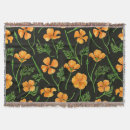Search for poppy flower blankets Floral
